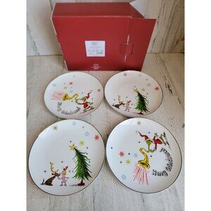 Lenox NEW Merry Grinchmas plates Accent Xmas set Cindy‎ lou